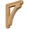 Ekena Millwork Legacy Arts & Crafts Rough Sawn Bracket, Western Red Cedar, 6"W x 38"D x 44"H BKT06X38X44LEC03RWR - alternate 1